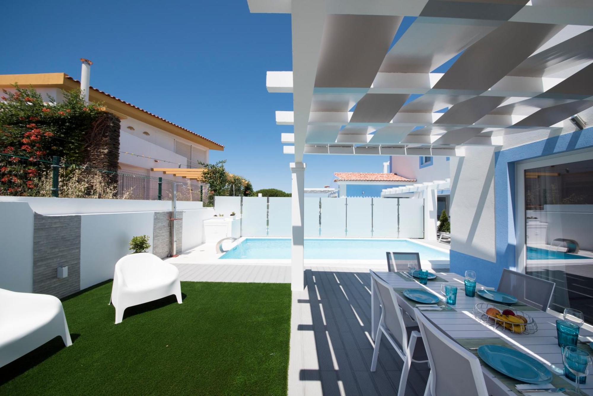 Casa Da Praia & Casa Da Mare Da Alta By Estilo Lusitano, Com Piscina Privada 科武港 客房 照片